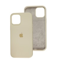 Чохол для iPhone 13 Pro Max Silicone Full бежевий / antigue white