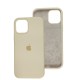 Чохол для iPhone 13 Pro Max Silicone Full бежевий / antigue white