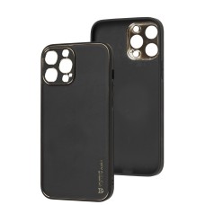 Чохол для iPhone 13 Pro Max Leather Xshield black