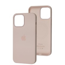 Чохол для iPhone 13 Pro Max MagSafe Silicone Full Size chalk pink