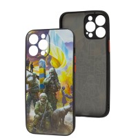 Чохол для iPhone 13 Max WAVE Ukraine Shadow Matte defenders of ukraine