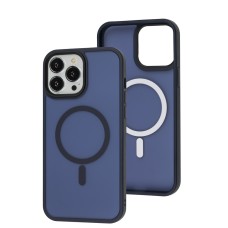 Чохол для iPhone 13 Pro Max WAVE Matte Insane MagSafe midnight blue