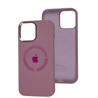 Чохол для iPhone 13 Pro Max Metal Camera MagSafe Silicone blueberry