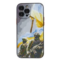 Чохол для iPhone 13 Max WAVE Ukraine Shadow Matte warriors of light