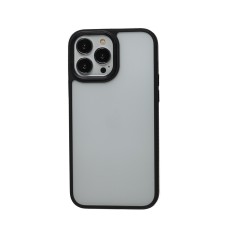 Чохол для iPhone 13 Pro Max Shadow Matte Metal Buttons чорний