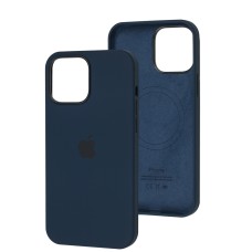 Чохол для iPhone 13 Pro Max MagSafe Silicone Full Size abyss blue