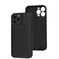 Чохол для iPhone 13 Pro Max Leather Black