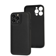 Чохол для iPhone 13 Pro Max Leather Black