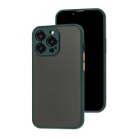 Чохол для iPhone 13 Pro Max LikGus Totu camera protect оливковий