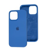 Чохол для iPhone 13 Pro Max Silicone Full синій / Royal Blue