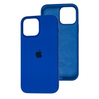 Чохол для iPhone 13 Pro Max Silicone Full синій/blue cobalt