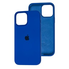 Чохол для iPhone 13 Pro Max Silicone Full синій/blue cobalt
