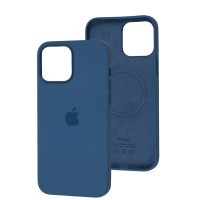 Чохол для iPhone 13 Pro Max MagSafe Silicone Full Size blue jay