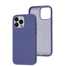 Чохол для iPhone 13 Pro Max Leather with MagSafe wisteria
