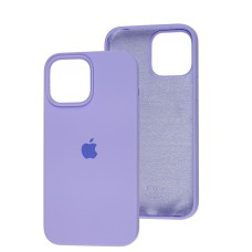 Чохол для iPhone 13 Pro Max Silicone Full бузковий / dasheen