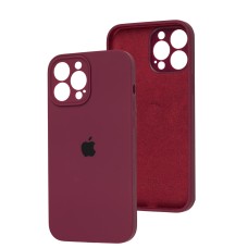 Чохол для iPhone 15 silicone case Full Camera marsala