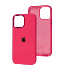 Чохол для iPhone 13 Pro Max New silicone case shiny pink