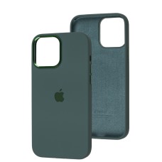 Чохол для iPhone 13 Pro Max Silicone case pine green