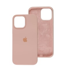 Чохол для iPhone 13 Pro Max Silicone Full рожевий / pink sand