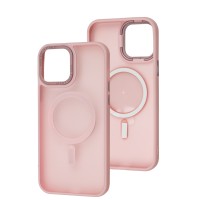 Чохол для iPhone 13 Pro Max Space color MagSafe рожевий