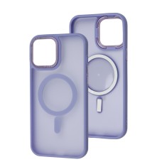 Чохол для iPhone 13 Pro Max Space color MagSafe бузковий