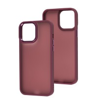Чохол для iPhone 13 Pro Max Metal Bezel фуксія