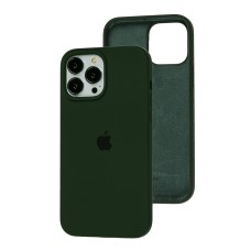 Чохол для iPhone 13 Pro Max Silicone Full зелений / cyprus green
