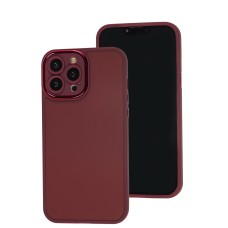 Чохол для iPhone 13 Pro Max Luxury Metal Lens марсала