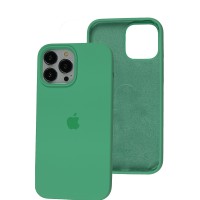 Чохол для iPhone 13 Pro Max Silicone Full м'ятний / spearmint