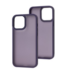 Чохол для iPhone 13 Pro Max Metal Bezel фіолетовий