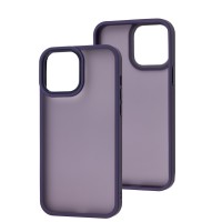 Чохол для iPhone 13 Pro Max Metal Bezel фіолетовий