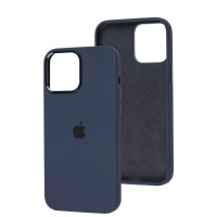 Чохол для iPhone 13 Pro Max New silicone case midnighte blue