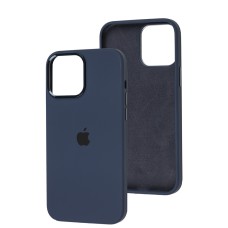 Чохол для iPhone 13 Pro Max New silicone case midnighte blue