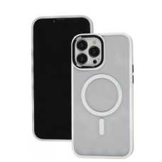 Чохол для iPhone 13 Pro Max Wave Magnetic white