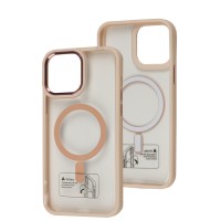 Чохол для iPhone 13 Pro Max WAVE Ardor MagSafe pink sand
