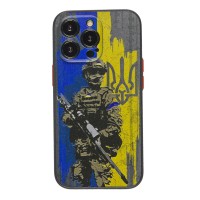 Чохол для iPhone 13 Pro WAVE Ukraine Shadow Matte courageous