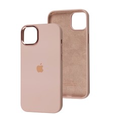 Чохол для iPhone 13 Pro New silicone case pink sand
