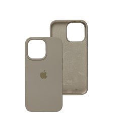 Чохол для iPhone 13 Pro Silicone Full бежевий / antigue white