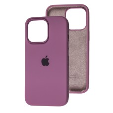 Чохол для iPhone 13 Pro Silicone Full бузковий / black currant