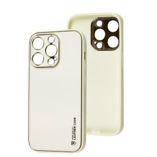 Чохол для iPhone 13 Pro Leather Xshield white