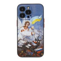 Чохол для iPhone 13 WAVE Ukraine Shadow Matte occupiers away