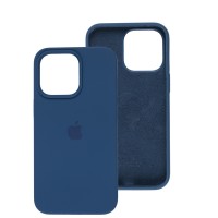 Чохол для iPhone 13 Pro Silicone Full синій / blue cobalt