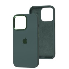 Чохол для iPhone 13 Pro New silicone case pine green