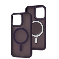 Чохол для iPhone 13 Pro Space color MagSafe фіолетовий