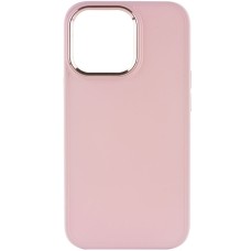 Чохол для iPhone 13 Pro Bonbon Metal style light pink