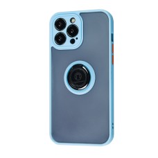 Чохол для iPhone 13 Pro LikGus Edging Ring бірюзовий