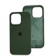 Чохол для iPhone 13 Pro Silicone Full зелений / cyprus green
