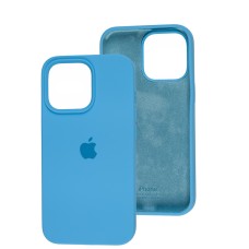 Чохол для iPhone 13 Pro Silicone Full блакитний/blue