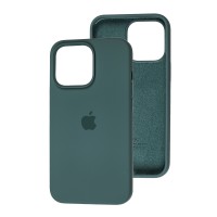 Чохол для iPhone 13 Pro Silicone Full зелений / pine green