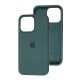 Чохол для iPhone 13 Pro Silicone Full зелений / pine green